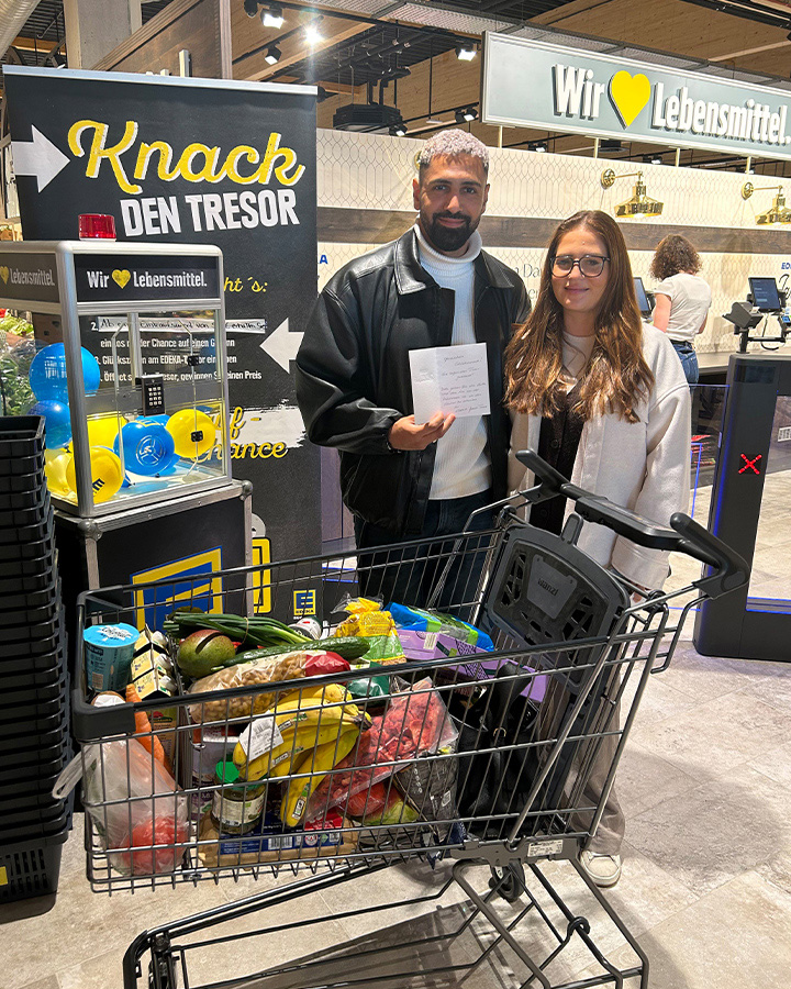 Tresor-Gewinnspiel zur Eröffnung des EDEKA Jakobi Marktes in Worms