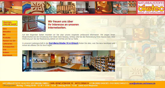 Alte Website – Ökotec Wichmann